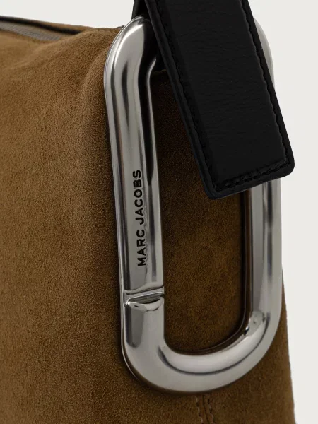 MARC JACOBS чанта crossbody дамска от велур SCENE MEDIUM SHOULDER зелено