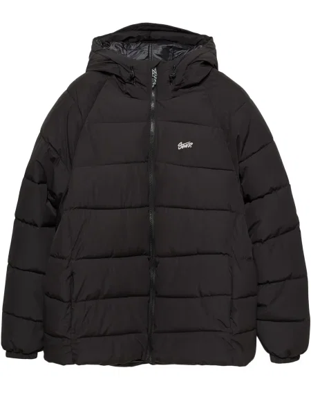 Pull&Bear Geacă de iarnă STWD negru alb