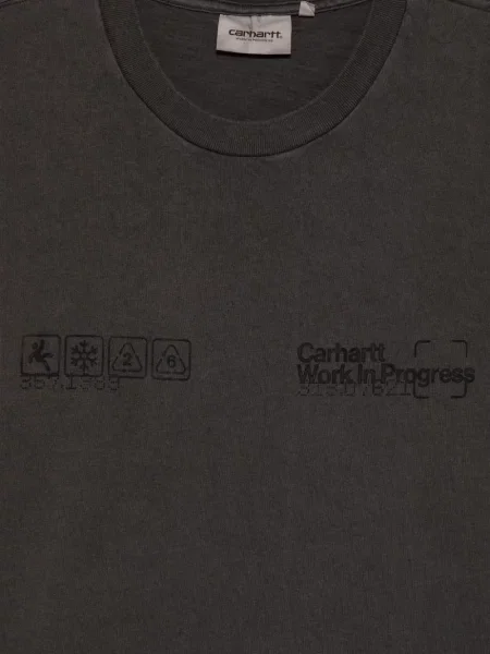 Tricou Carhartt Wip cu imagine gri