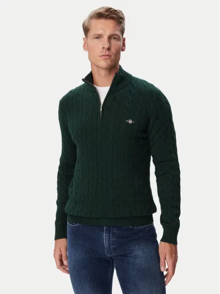 Gant Pulover închis verde