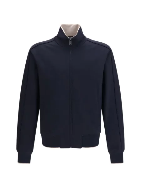 Pulover Dolce & Gabbana cu autograf albastru