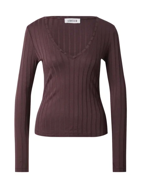 EDITED Tričko Elin červeň burgundská