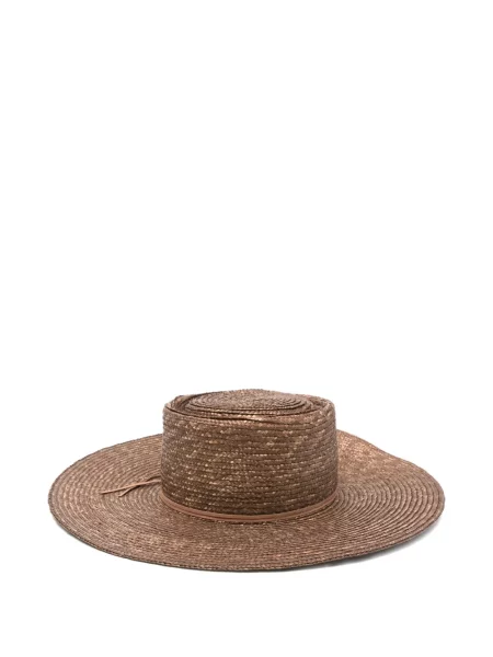 Slamnati šešir Eleventy smeđa