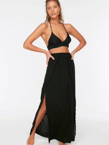 Fustă Trendyol negru