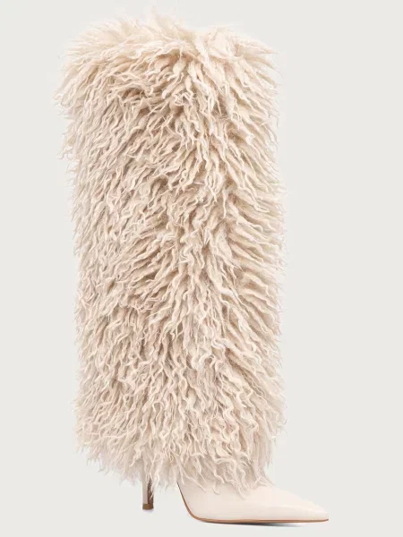 Steve Madden cizme cu cui pentru femei Icon bej