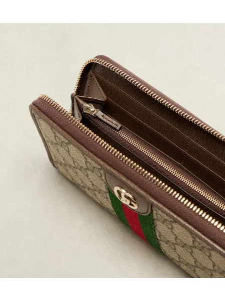 Portofel Gucci din piele bej