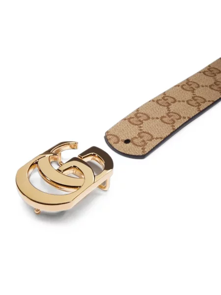 Cu centură reversibil curea Gucci maro