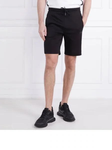 BOSS GREEN Pantaloni scurți Headlo Mirror negru