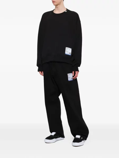Pulover Maison Mihara Yasuhiro cu autograf negru