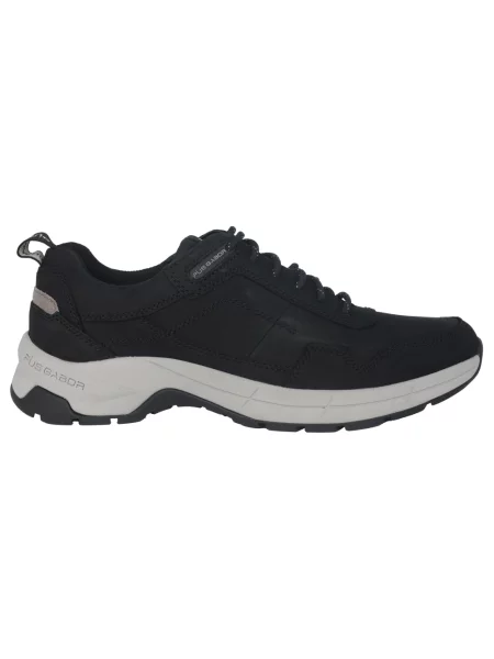 Sneakersy Gabor skórzane trekkingowe czarne