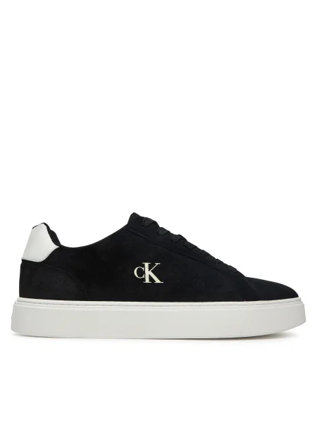 Calvin Klein CLASSIC CUPSOLE LACEUP SU sneakers pánske semišové čierna