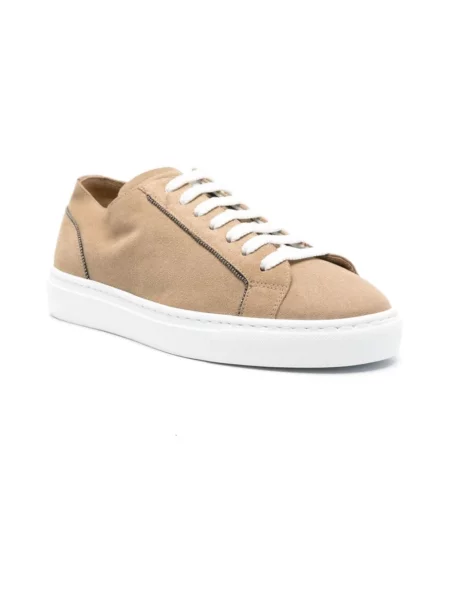 Sneakersy Doucal's zamszowe beżowe