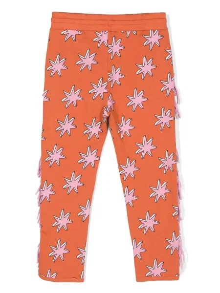 Spodnie dziecięce Stella Mccartney pomarańczowe