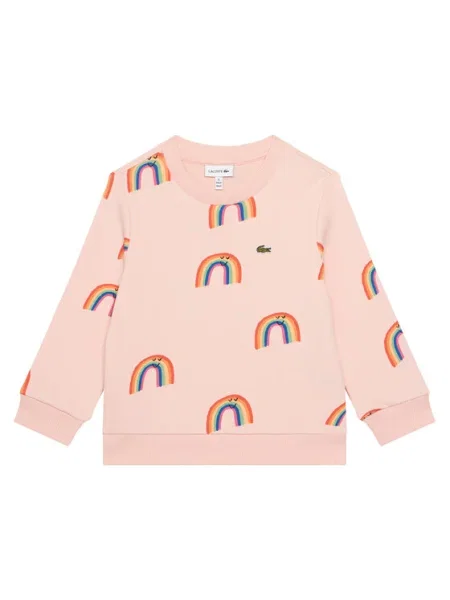 Lacoste Суитшърт розов