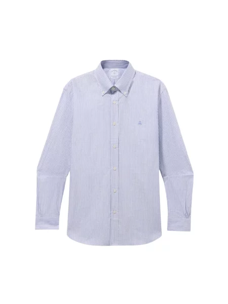 Koszula Brooks Brothers w paski z twillu z paskiem niebieska