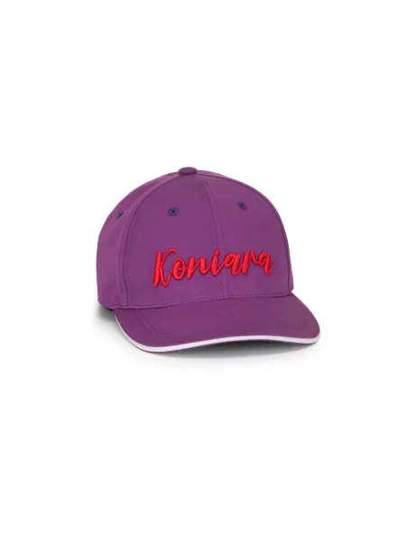 Czapka jeździecka z daszkiem GALOP WEAR Koniara czerwona