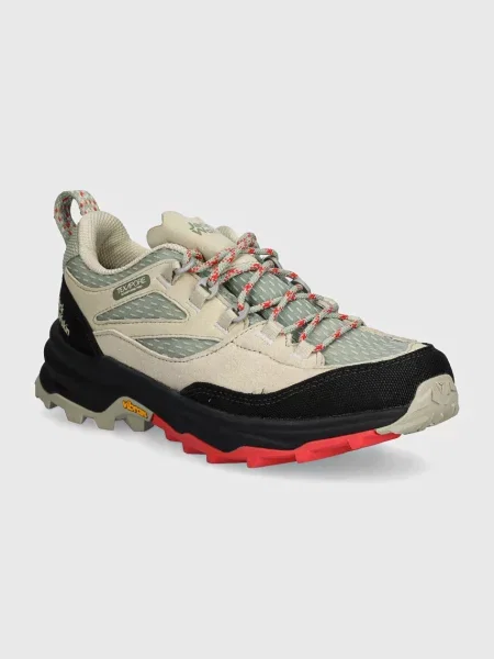 Jack Wolfskin pantofi Cyrox Texapore Low femei verde alb