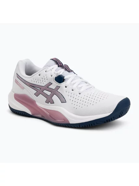 Încălțăminte de tenis pentru femei ASICS Gel-Challenger 15 Clay W white/taro purple alb