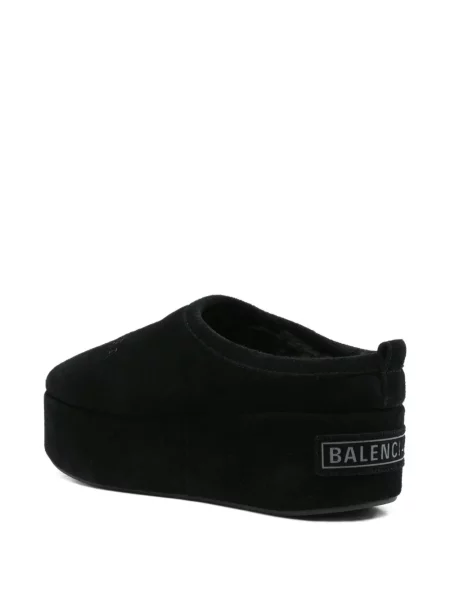 Papuci tip mules Balenciaga negru