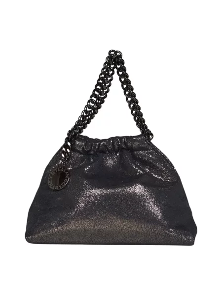 Torebka Stella Mccartney ze sznurkiem niebieska