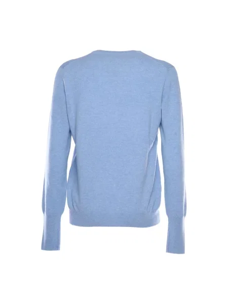 Sweter Ballantyne z kaszmiru niebieski