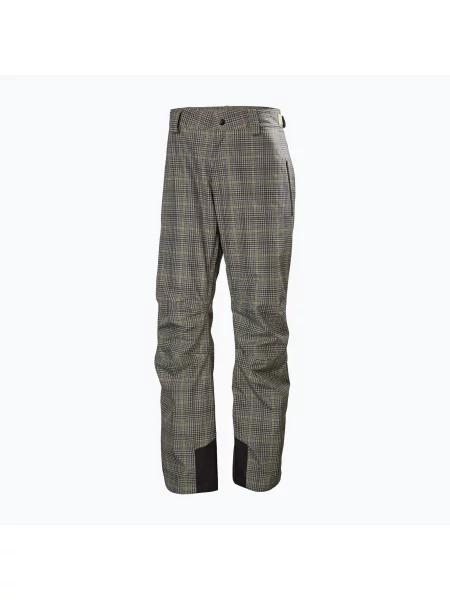Pantaloni de schi pentru bărbați Helly Hansen Legendary Insulated pebble broxburn plaid aop