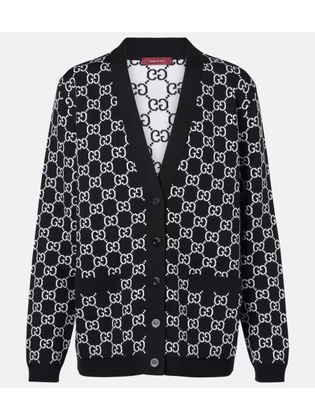 Cardigan Gucci de lână negru