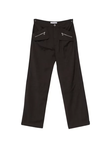 Pantaloni Kiko Kostadinov de lână maro