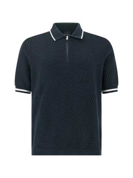 Gulerat tricou polo Paul & Shark albastru