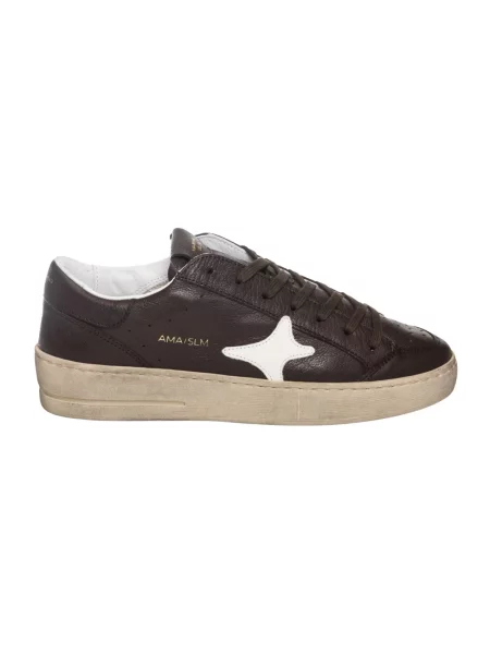 Sneakersy Ama Brand brązowe