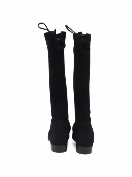 Cizme Stuart Weitzman din piele de căprioară negru