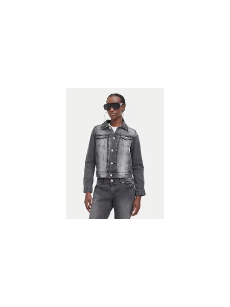 Juicy Couture Džinsinė striukė Regular Fit pilka