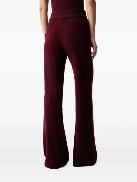 Pantaloni Ermanno Scervino tricotate roșu