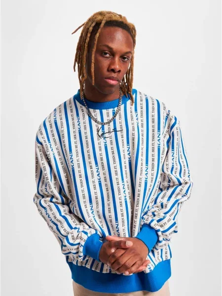 Palton Karl Kani alb