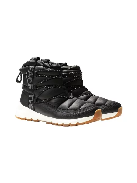 Čizme za snijeg The North Face Thermoball Lace Up Wp Tnf Black/Gardenia White crna