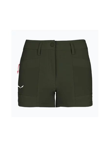 Трекінгові шорти Salewa Puez DST Cargo темно-оливкові