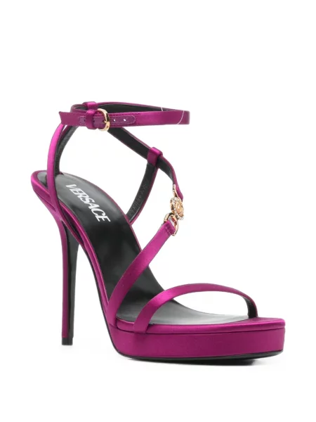 Sandale Versace cu platformă roz