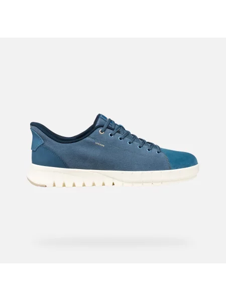 Sneakerși Geox albastru