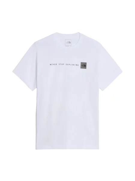 THE NORTH FACE Tricou negru alb