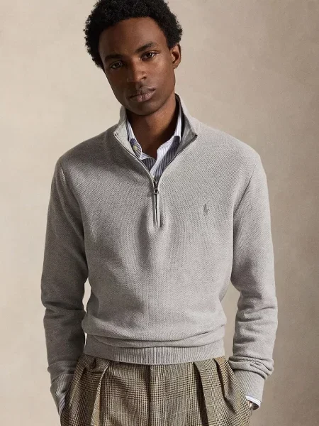 Polo Ralph Lauren pulover pentru bărbați din gri