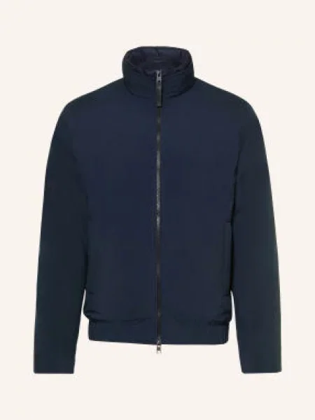 Woolrich Lehká Péřová Bunda Cloud Lewis tmavě modrá