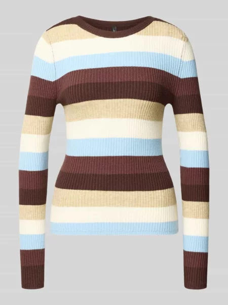 Sweter krój regular fit z mieszanka model IBI' Only