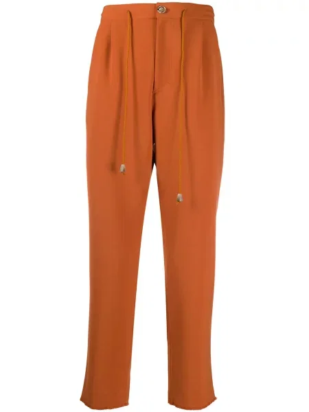 Cropp pantaloni Nanushka portocaliu
