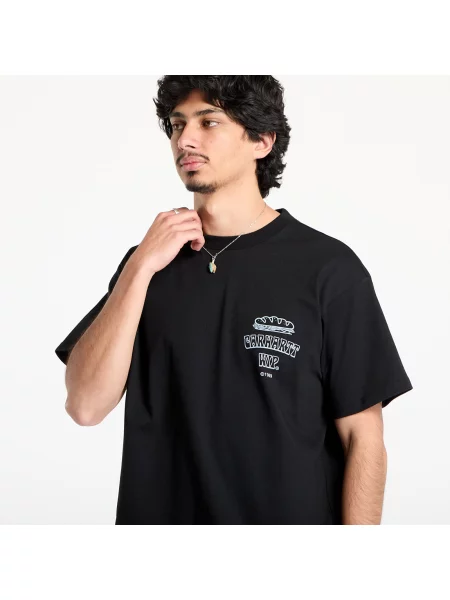 Μπλουζάκι Carhartt WIP Short Sleeve Sandwich T-Shirt UNISEX Black XS μαύρο
