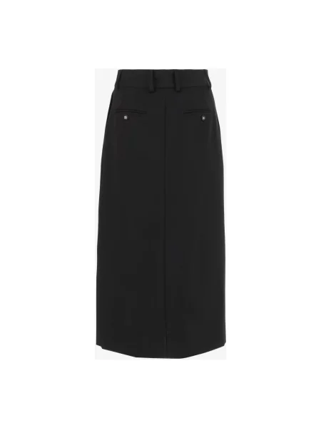 Spódnica ołówkowa Dolce And Gabbana wełniana czarna