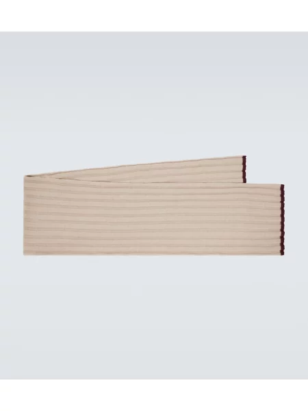 Šal Brunello Cucinelli iz kašmirja bež