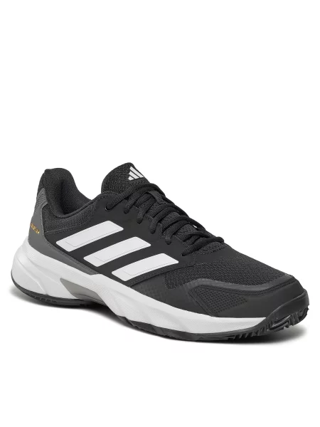 Παπούτσια adidas CourtJam Control 3 Clay Tennis Cblack/Ftwwht/Grefou μαύρο