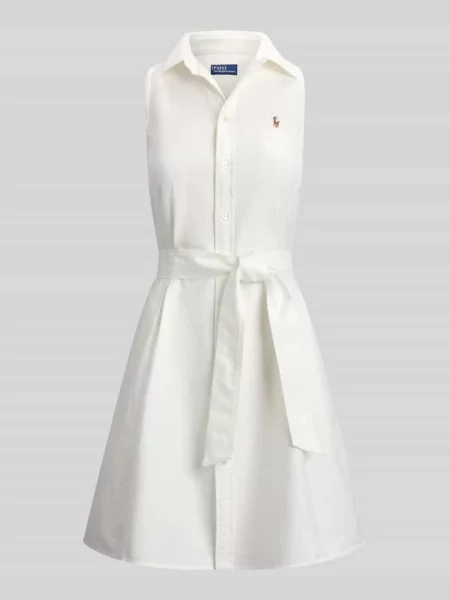 Polo Ralph Lauren sukienka rozkloszowana biała