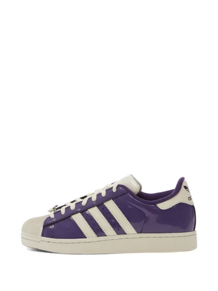 Sneakerși Adidas Superstar cu imagine cu model floral roșu