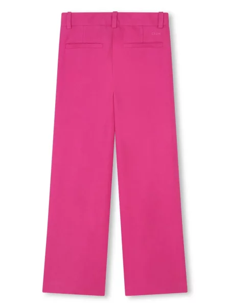 Pantaloni copii Chloé roz